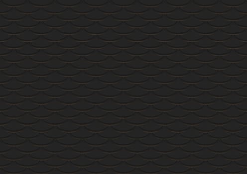 Black Textured Background Illustration with Elliptical Pattern - Oval Shapes with Copper Edges