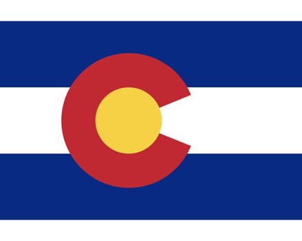 Fahne von Colorado