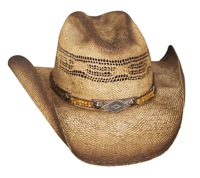 cowboy male female straw hat western illustration
