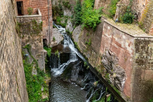 Saarburg, Trier-Saarburg: The Leuk River was re-routed through the middle of the town to provide firefighting water & mill power