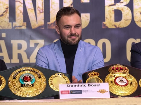 WBA and IBO world boxing champion light heavyweight Dominic Bösel SES Boxing PK Boxing Gala March 28, 2020 Magdeburg