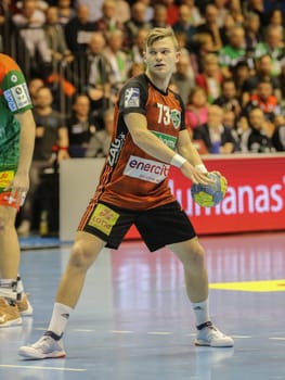German handball player Timo Kastening, TSV Hannover-Burgdorf Liqui Moly HBL, season 2019-20