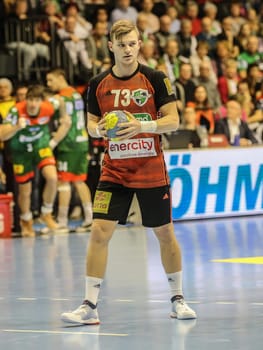 German handball player Timo Kastening, TSV Hannover-Burgdorf Liqui Moly HBL, season 2019-20