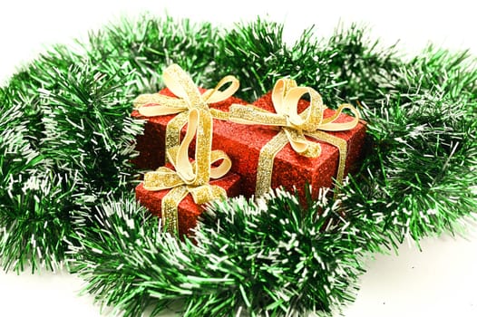 Christmas, holiday, celebrations, decoration and christmas gifts