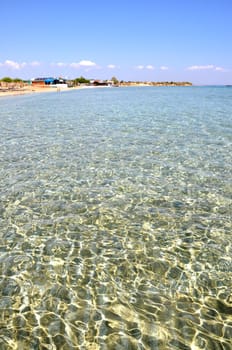 Crystal Clear water and beautiful beaches in Cyprus during summer vacation