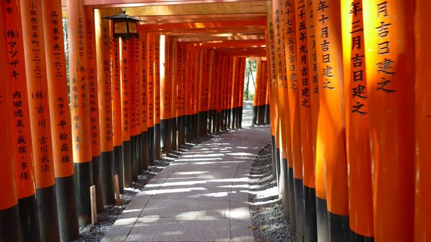 Kyoto, Japan - 28, Mar 2015 : Fushimi Inari Taisha Shrine in Kyoto, Japan 28 March 2015