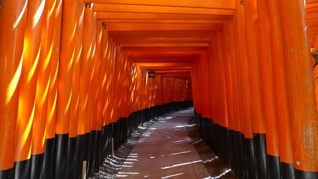 Kyoto, Japan - 28, Mar 2015 : Fushimi Inari Taisha Shrine in Kyoto, Japan 28 March 2015