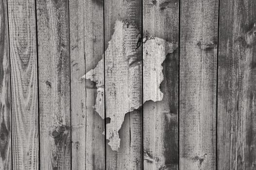Map of Maranhao on weathered wood