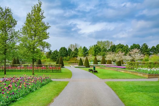 Spring in the park. Lisse, the Netherlands.