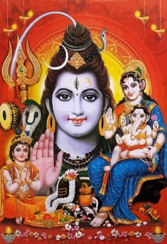 hinduism lord shiva spiritual  Lakshmi illustration ganesha