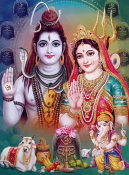 hinduism lord shiva spiritual  Lakshmi illustration ganesha holy