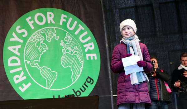 Fridays for Future - Swedish climate activist Greta Thunberg attends Demonstration  in Hamburg Germany, Feb. 21, 2020