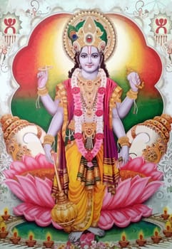 lord Surya sun shell  holy  mythology hinduism  illustration