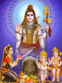 holy hinduism power meditation lord shiva spiritual ganesha illustration
