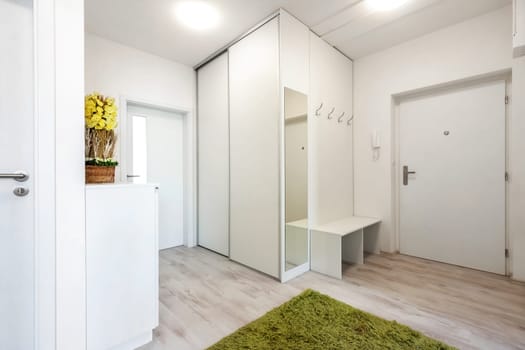 Modern hallway in apartment. High quality photo