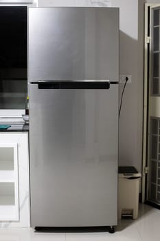 kitchen refrigerator equipment metal silver modern steel