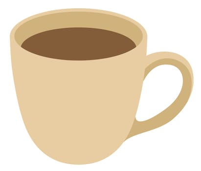 coffee cup drink hot breakfast illustration