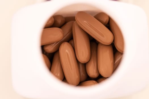 remedy bottle vitamin capsules brown