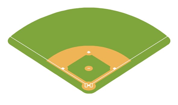 baseball field grass game pitch illustration