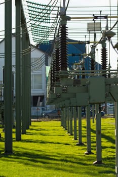 Stransmission station - hight voltage