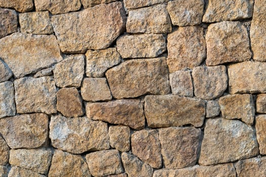 Stone wall. Outdoor background natural stone.