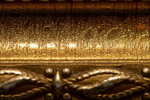 golden frame detail macro vintage shiny