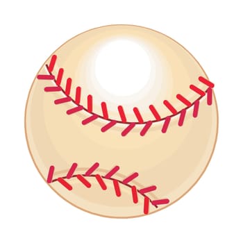 baseball ball vintage object sport game illustration