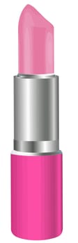lipstick beauty product makeup female glossy cosmetic pink illustration