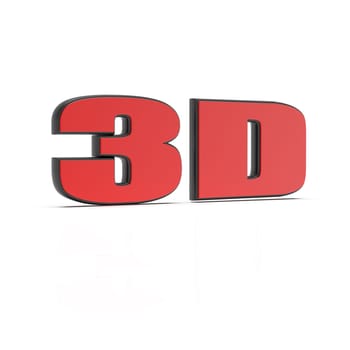 The 3d rendering of 3D text Entertainment cinema, Isolated