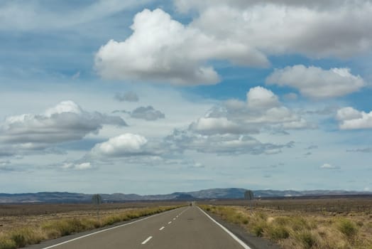 National Route 40 in the south of Esquel, Argentina