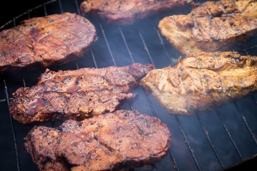 Grill Beef Steak Barbecue