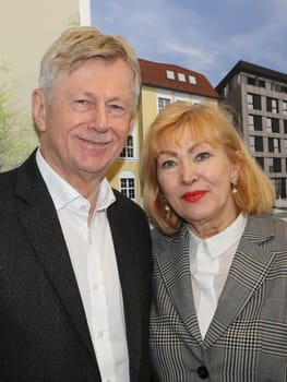 Dr. Karl Gerhold Managing partner of GETEC ENERGIE HOLDING GmbH with wife heidelinde gerhold