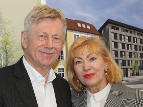 Dr. Karl Gerhold Managing partner of GETEC ENERGIE HOLDING GmbH with wife heidelinde gerhold