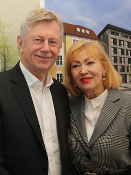 Dr. Karl Gerhold Managing partner of GETEC ENERGIE HOLDING GmbH with wife heidelinde gerhold