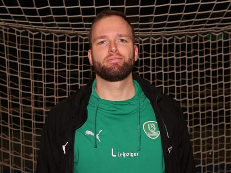 Head coach Andre Haber SC DHfK Leipzig, Liqui Moly HBL, Handball Bundesliga season 2019-20