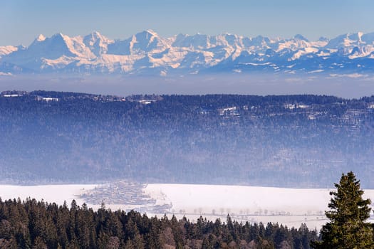 Vue des Alpes Alpine View