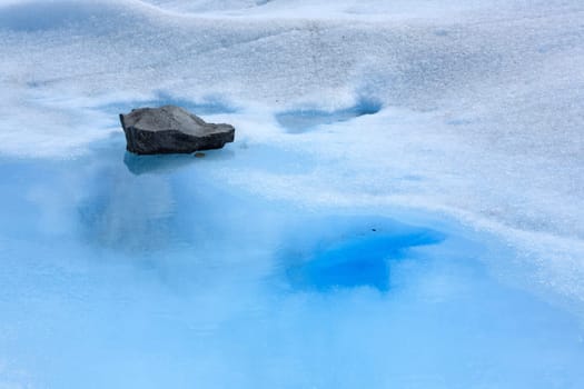 Perito Moreno glacier ice formations detail view, Patagonia, Argentina
