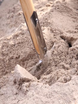 Groundbreaking in the sand