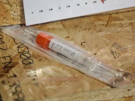 Test tubes at CORONA DRIVE IN STATION