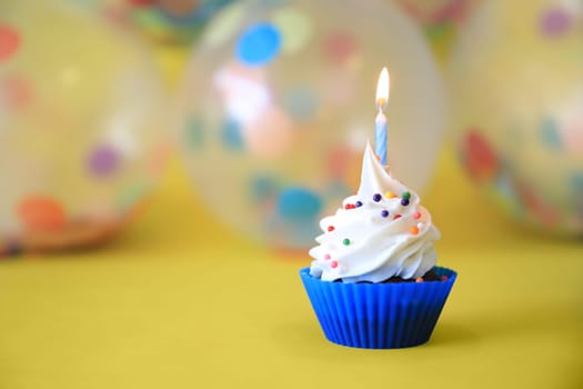 Happy Birthday Cupcakes With Candles