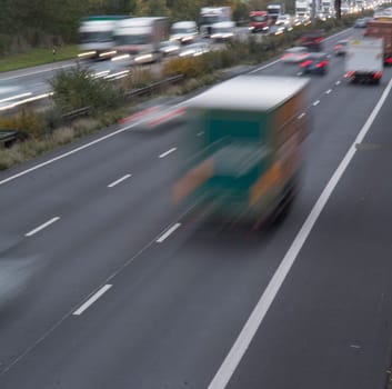traffic on the highway