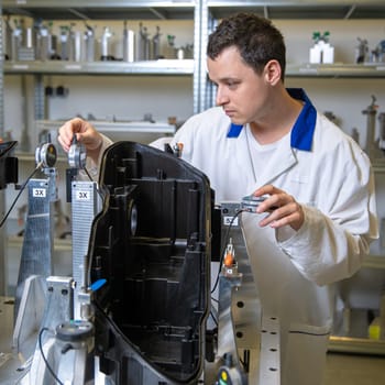 instrument for precise 3D measurement of plastic moldings for the automotive industry.