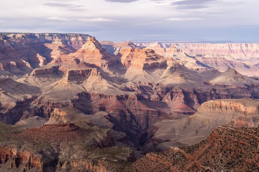 South rim of Grand Canyon in Arizona USA