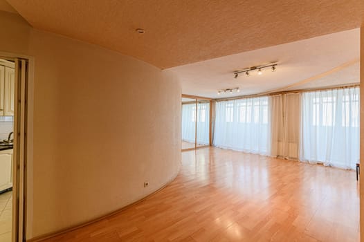 Russia, Moscow- November 15, 2019: interior room apartment modern bright cozy atmosphere. general cleaning, home decoration, preparation of house for sale