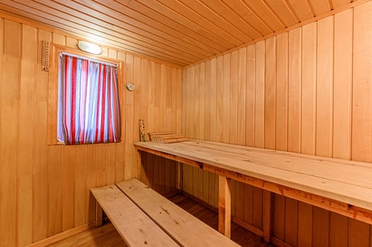 Russia, Moscow- November 15, 2019: interior room apartment modern bright cozy atmosphere. general cleaning, home decoration, bathhouse, sauna