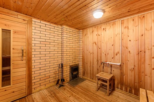 Russia, Moscow- November 15, 2019: interior room apartment modern bright cozy atmosphere. general cleaning, home decoration, bathhouse, sauna