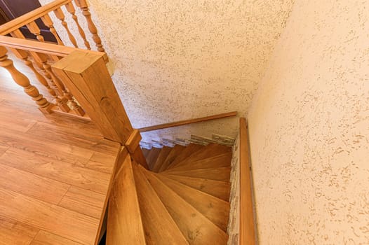 Russia, Moscow- November 20, 2019: interior room apartment modern bright cozy atmosphere. general cleaning, home decoration, preparation of house for sale. stairs, steps