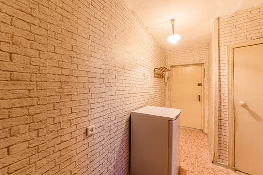 Russia, Moscow- November 20, 2019: interior room apartment modern bright cozy atmosphere. room doors, repair corridor