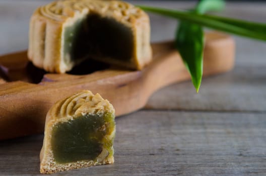 Mooncake ,Chinese mid autumn festival food.