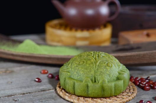 Mooncake ,Chinese mid autumn festival food.